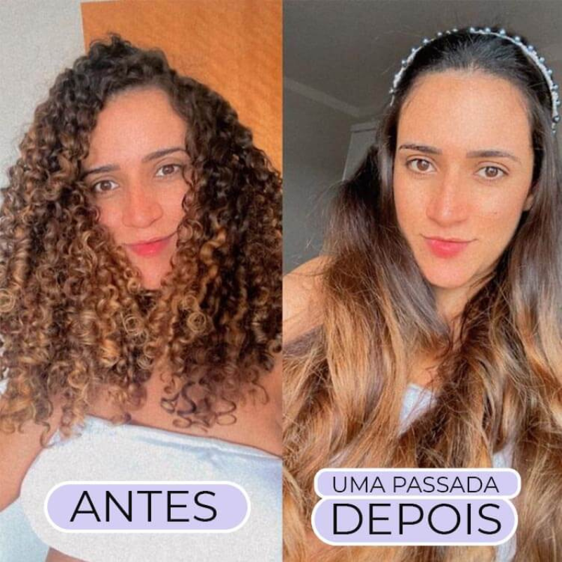 Escova Alisadora Perfect Hair - Cabelos Lisos na Hora